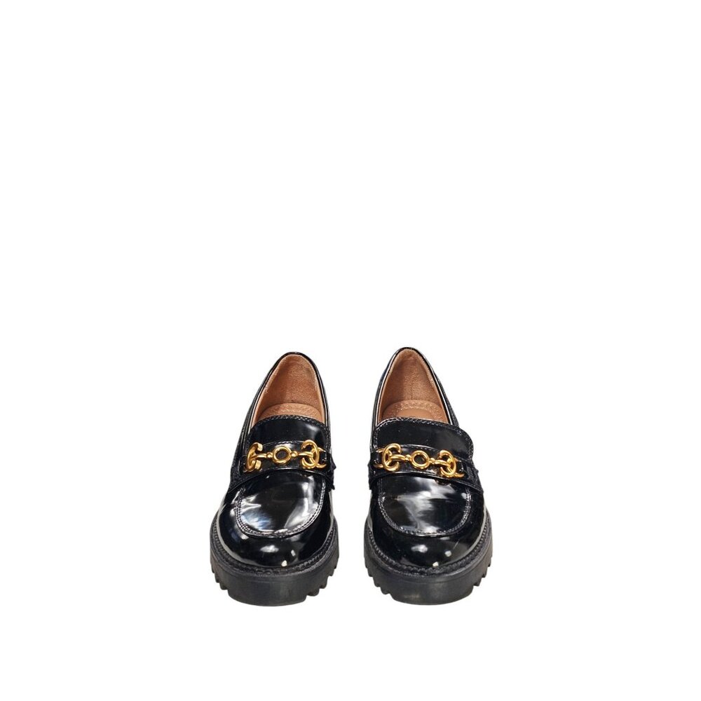 Circus NY By Sam Edelman Black Patent Loafers Size 6